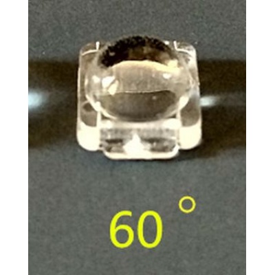 LED lens transparant 60 graden voor 5050 LED RTU-7.6